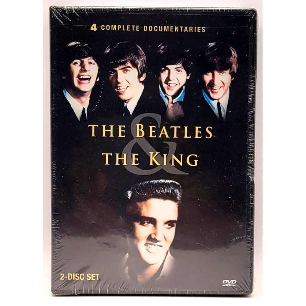The Beatles and the King / Elvis DVD Set - 4 Documentaries FACTORY SEALED NEW